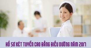 Hồ sơ xét tuyển Cao đẳng Điều dưỡng Hà Nội năm 2017