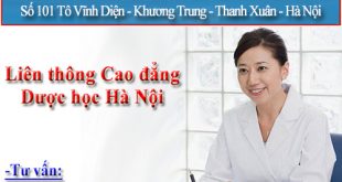 Tuyển sinh liên thông Cao đẳng Dược Hà Nội năm 2017